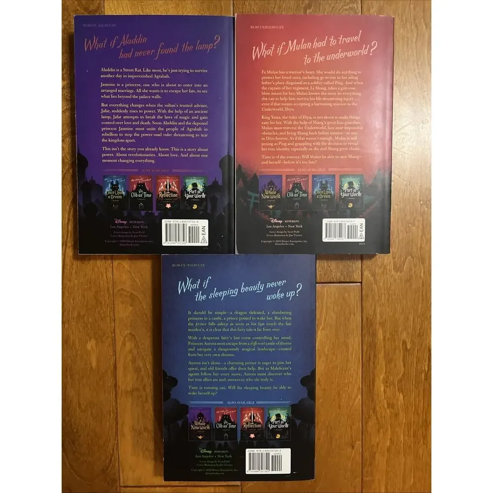 Disney A TWISTED TALE - A Whole New World, Reflection, Once Upon A Dream